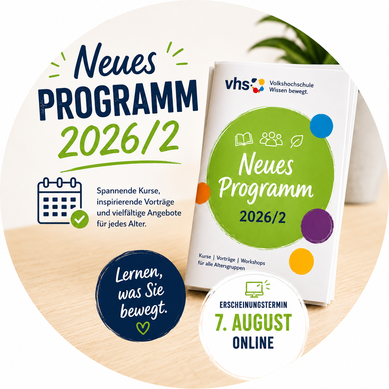 Öffnet die Seite 'Neues Programm ab 7. August online'